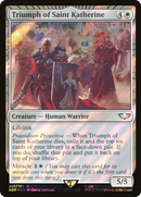 Triumph of Saint Katherine (Surge Foil) (40K-017) [Warhammer 40,000 Commander] Foil