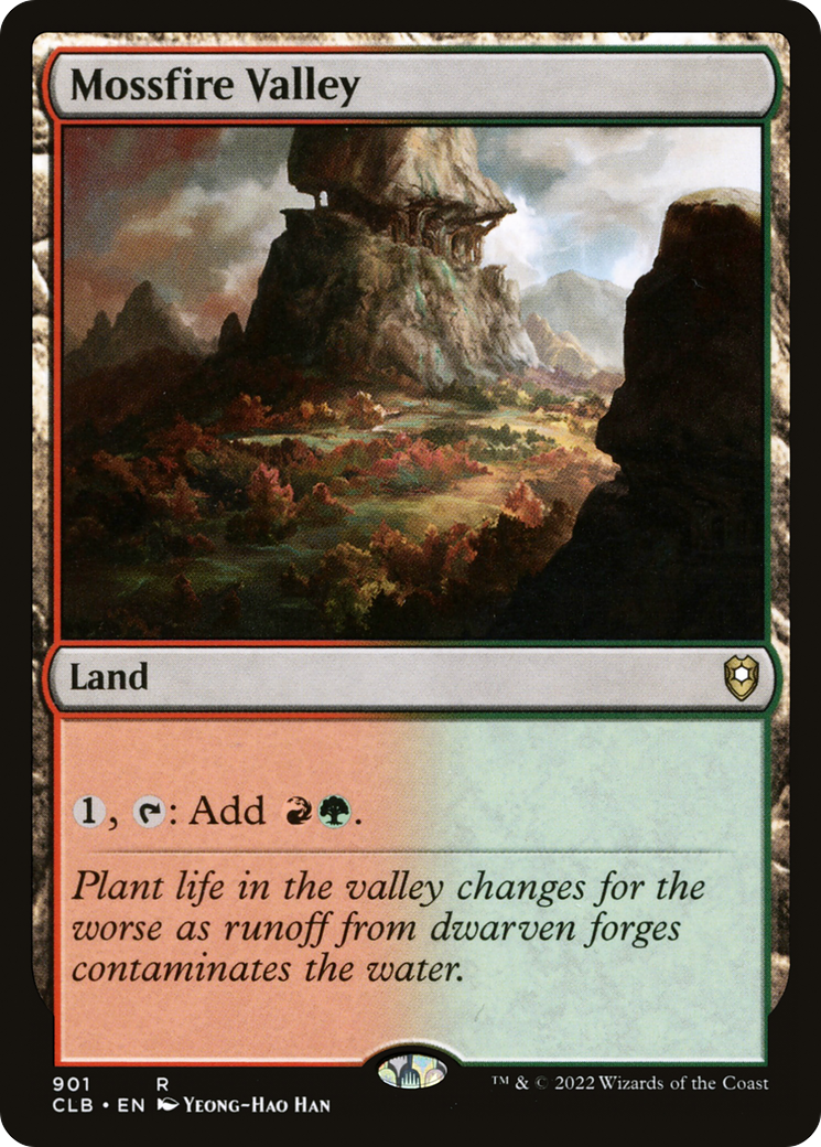 Mossfire Valley (CLB-901) [Commander Legends: Battle for Baldur's Gate]
