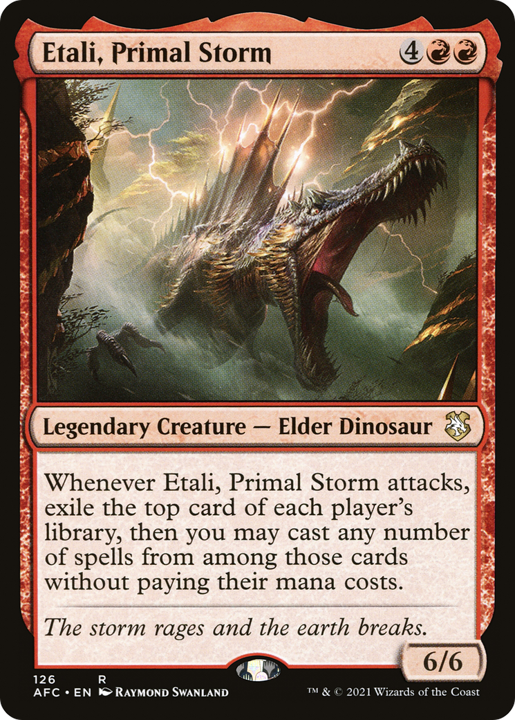 Etali, Primal Storm (AFC-126) [Forgotten Realms Commander]
