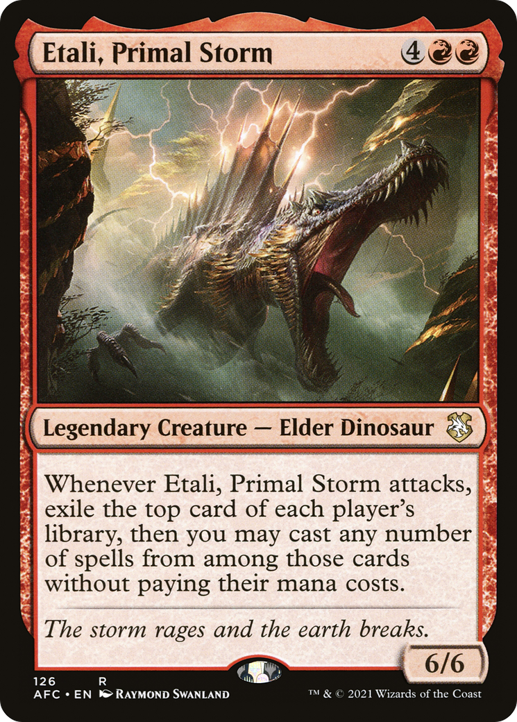 Etali, Primal Storm (AFC-126) [Forgotten Realms Commander]