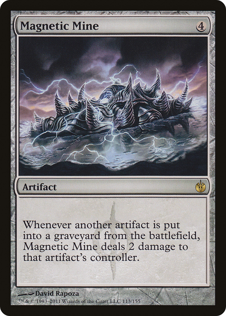 Magnetic Mine (MBS-113) [Mirrodin Besieged]