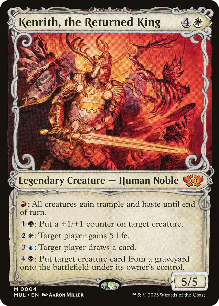 Kenrith, the Returned King (MUL-004) [Multiverse Legends]: (Showcase) Foil