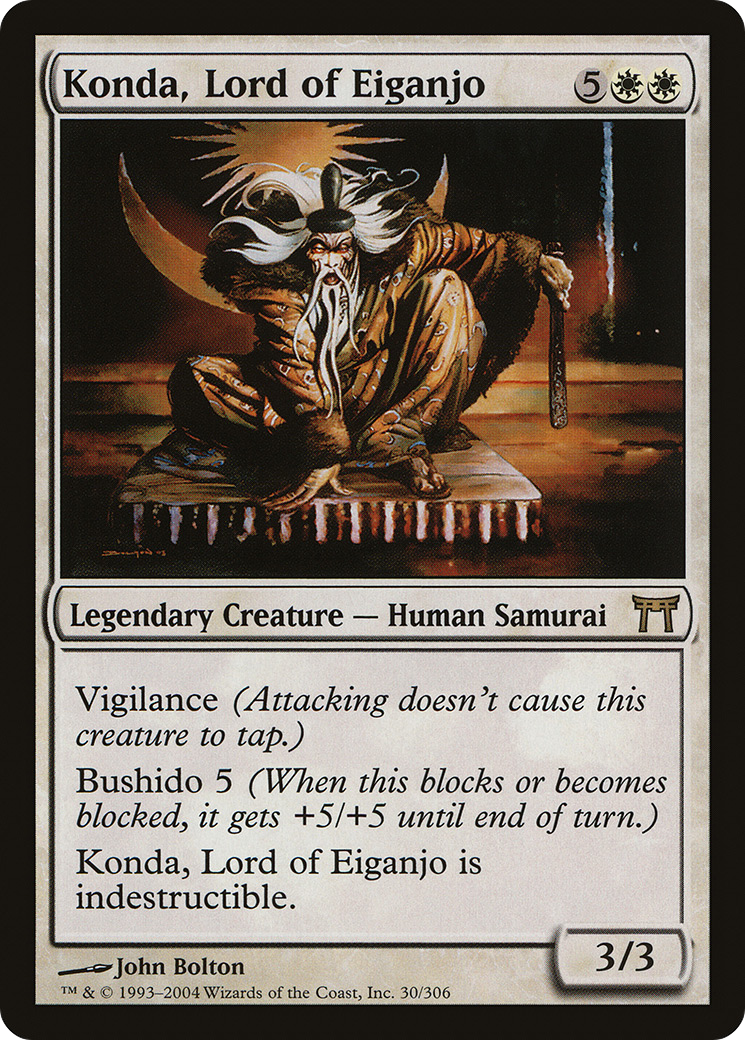 Konda, Lord of Eiganjo (CHK-030) [Champions of Kamigawa]