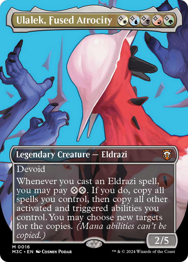 Ulalek, Fused Atrocity (M3C-016) [Modern Horizons 3 Commander] (Borderless) Foil