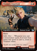Prompto Argentum (Extended Art) (FIN-463) [FINAL FANTASY]: (Extended Art) Foil