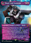 Prowl, Stoic Strategist // Prowl, Pursuit Vehicle (BOT-016) [Transformers]: (convertdfc, shatteredglass) (Borderless)