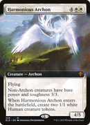 Harmonious Archon (Extended Art) (ELD-338) [Throne of Eldraine]