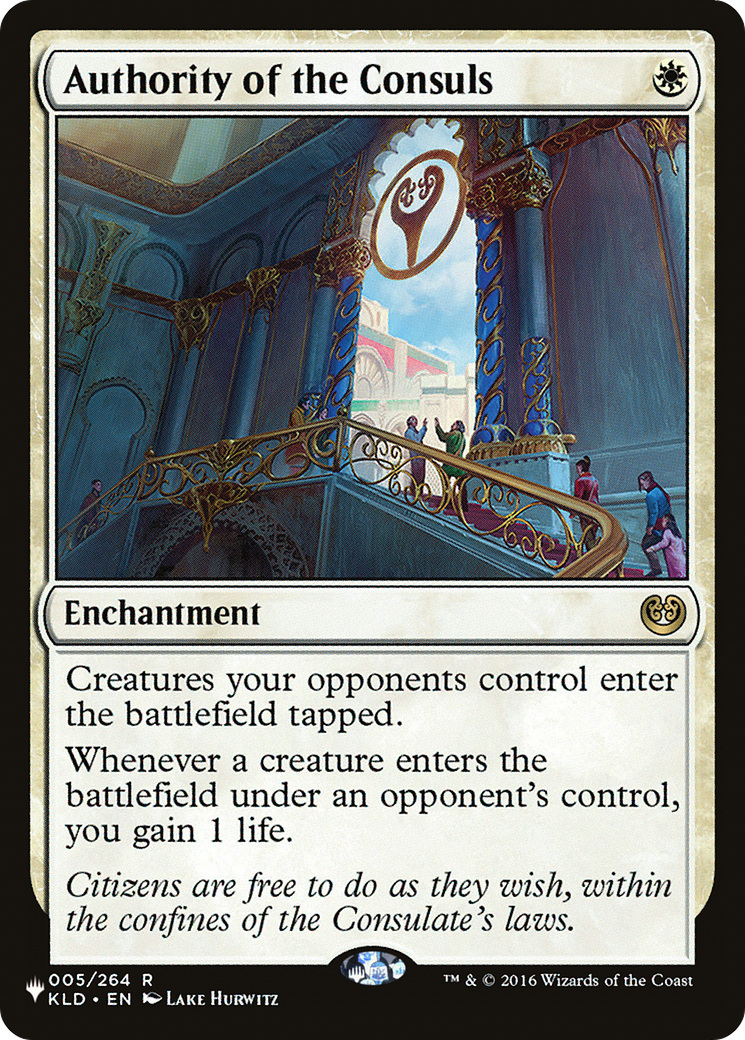 Authority of the Consuls (LIST-KLD-5) [The List]