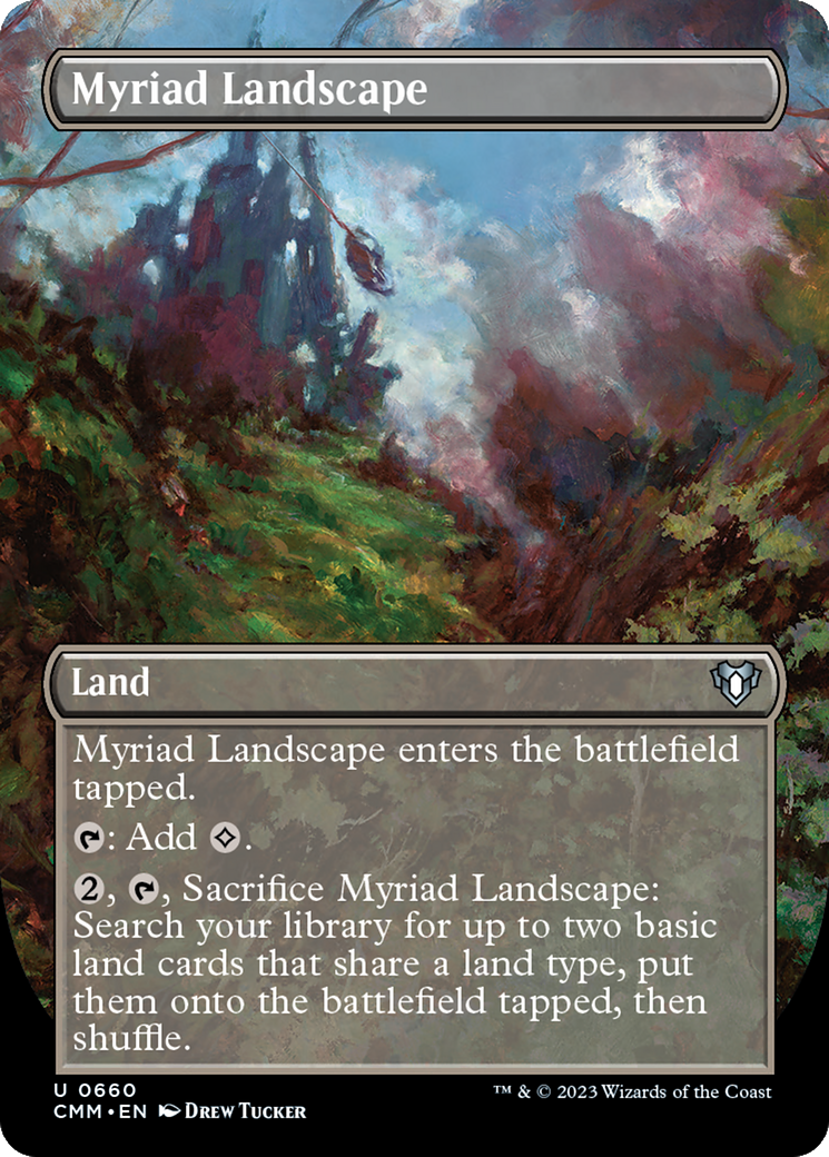 Myriad Landscape (CMM-660) [Commander Masters] (Borderless)