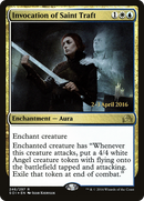 Invocation of Saint Traft (PRE-246S) [Shadows over Innistrad Promos] Foil