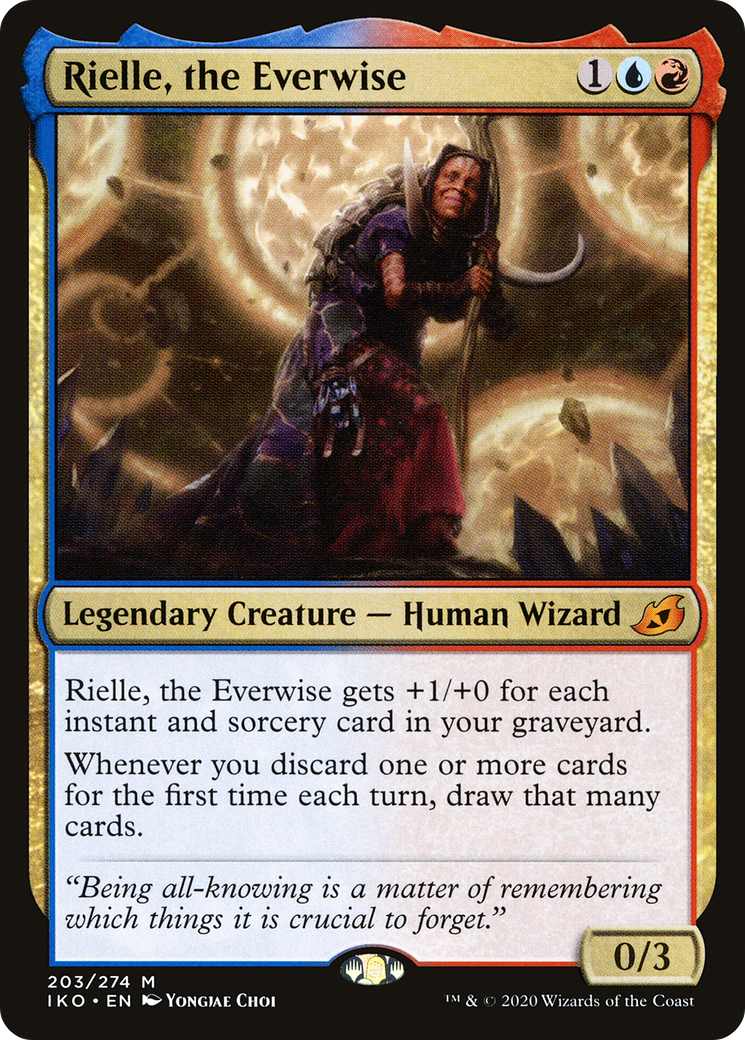 Rielle, the Everwise (IKO-203) [Ikoria: Lair of Behemoths] Foil
