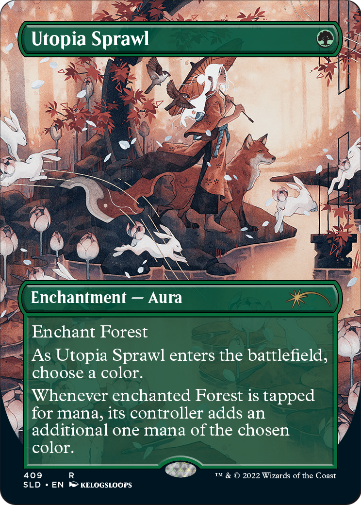 Utopia Sprawl (Borderless) (SLD-409) (Borderless) [Secret Lair Drop]