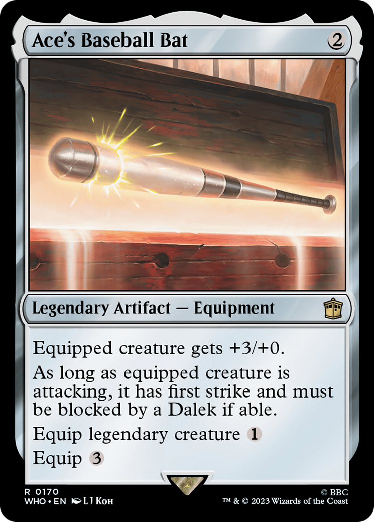 Ace's Baseball Bat (WHO-170) [Doctor Who]