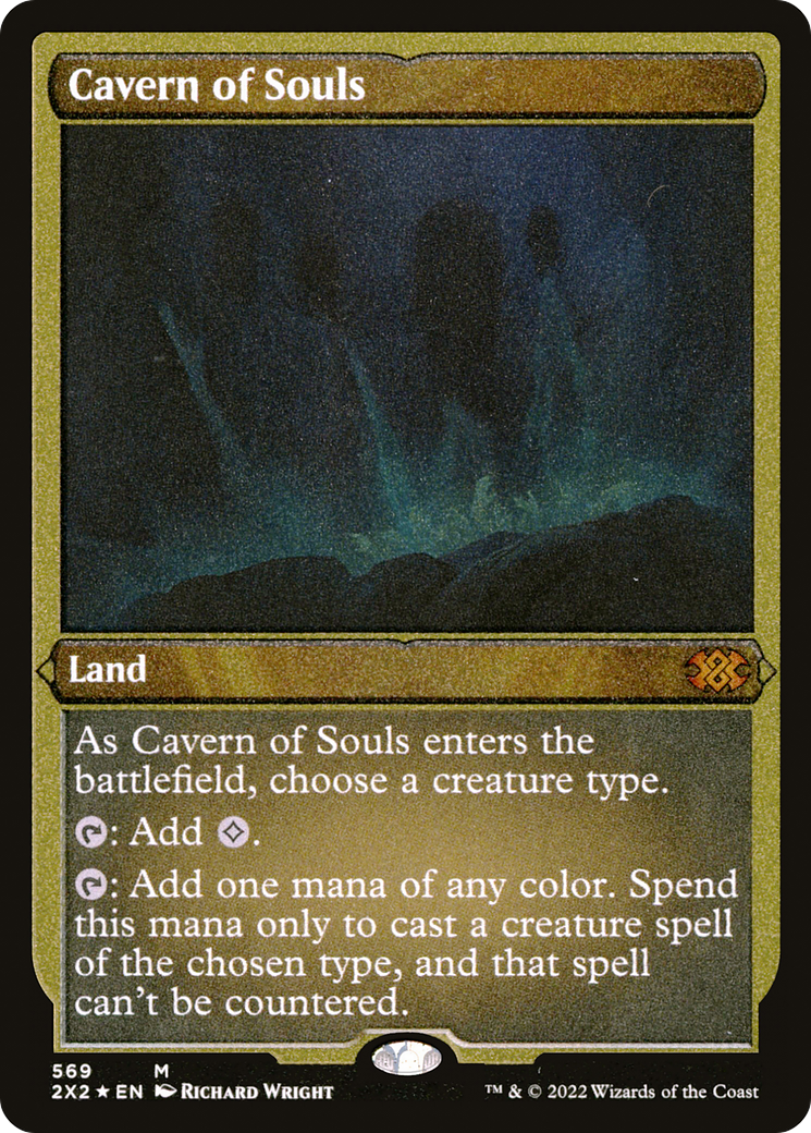 Cavern of Souls (2X2-569) [Double Masters 2022] Etched Foil