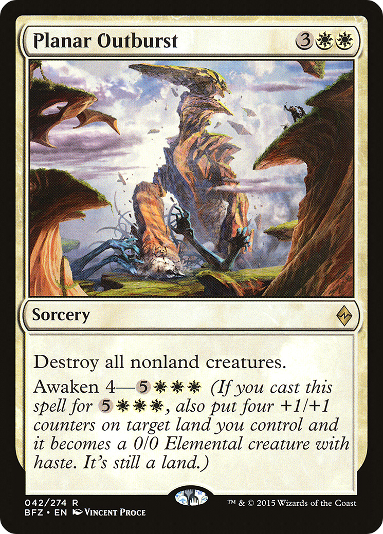 Planar Outburst (BFZ-042) [Battle for Zendikar]
