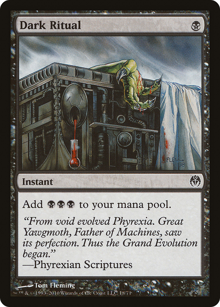 Dark Ritual (DDE-018) [Duel Decks: Phyrexia vs. the Coalition]