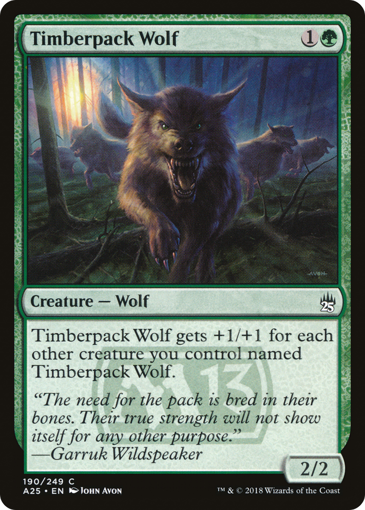 Timberpack Wolf (A25-190) [Masters 25]