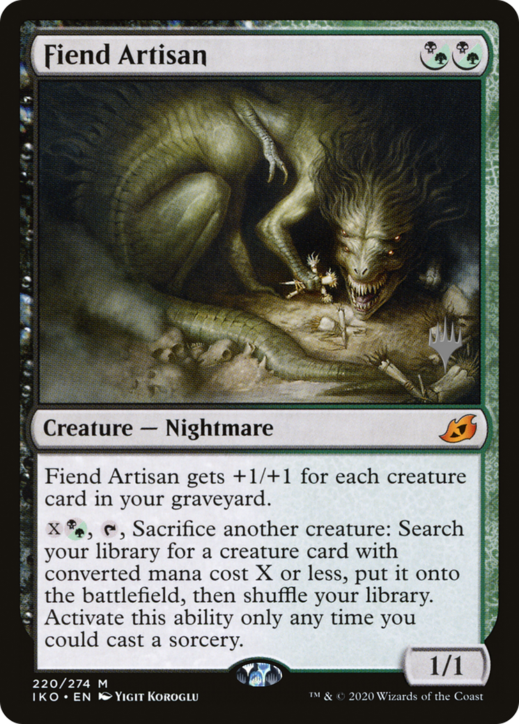 Fiend Artisan (PPIKO-220P) [Promo Pack: Ikoria: Lair of Behemoths Promos]