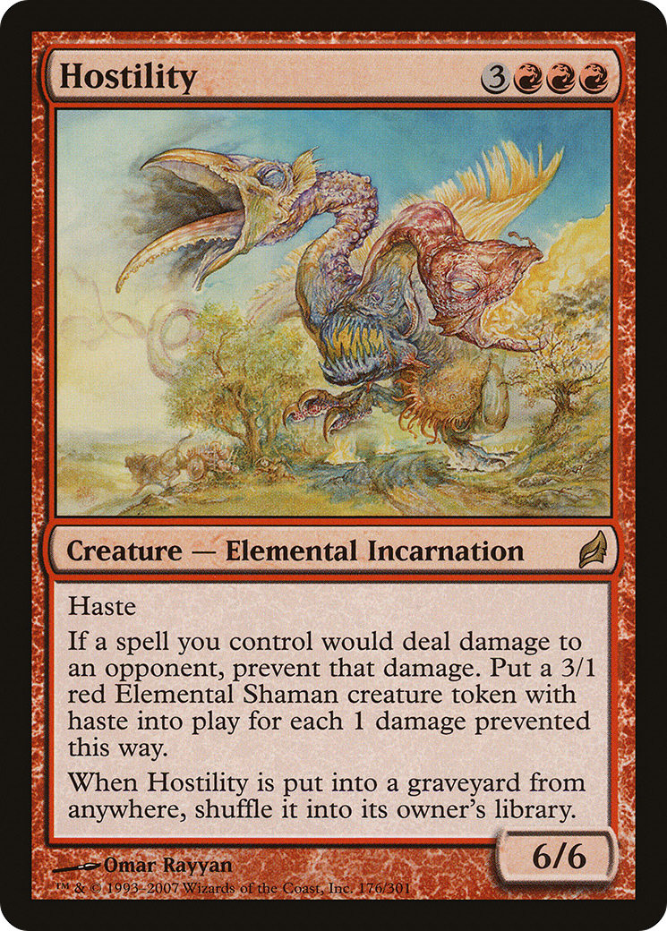 Hostility (LRW-176) [Lorwyn]