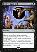 Deliver Unto Evil (PRE-85S) [War of the Spark Promos] Foil