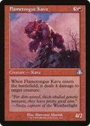 Flametongue Kavu (DMR-320) [Dominaria Remastered] Foil