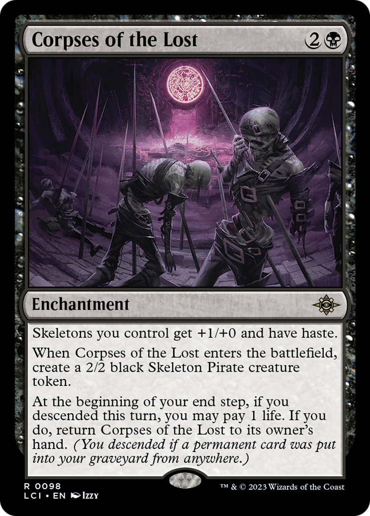 Corpses of the Lost (LCI-098) [The Lost Caverns of Ixalan] Foil