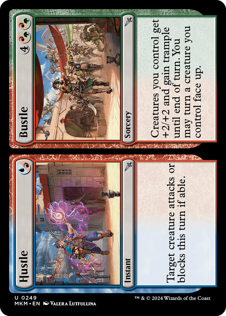 Hustle // Bustle (MKM-249) [Murders at Karlov Manor] Foil