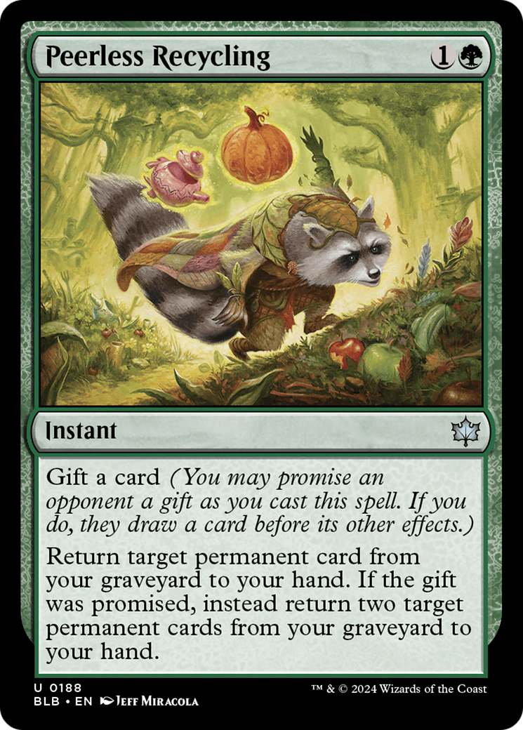 Peerless Recycling (BLB-188) [Bloomburrow] Foil