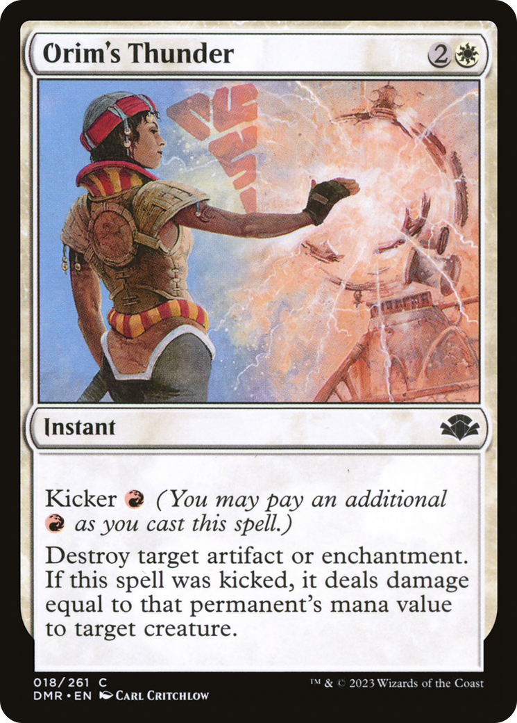Orim's Thunder (DMR-018) [Dominaria Remastered]