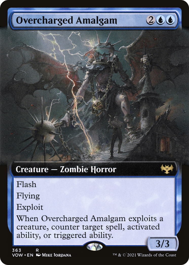 Overcharged Amalgam (VOW-363) [Innistrad: Crimson Vow]: (Extended Art) Foil