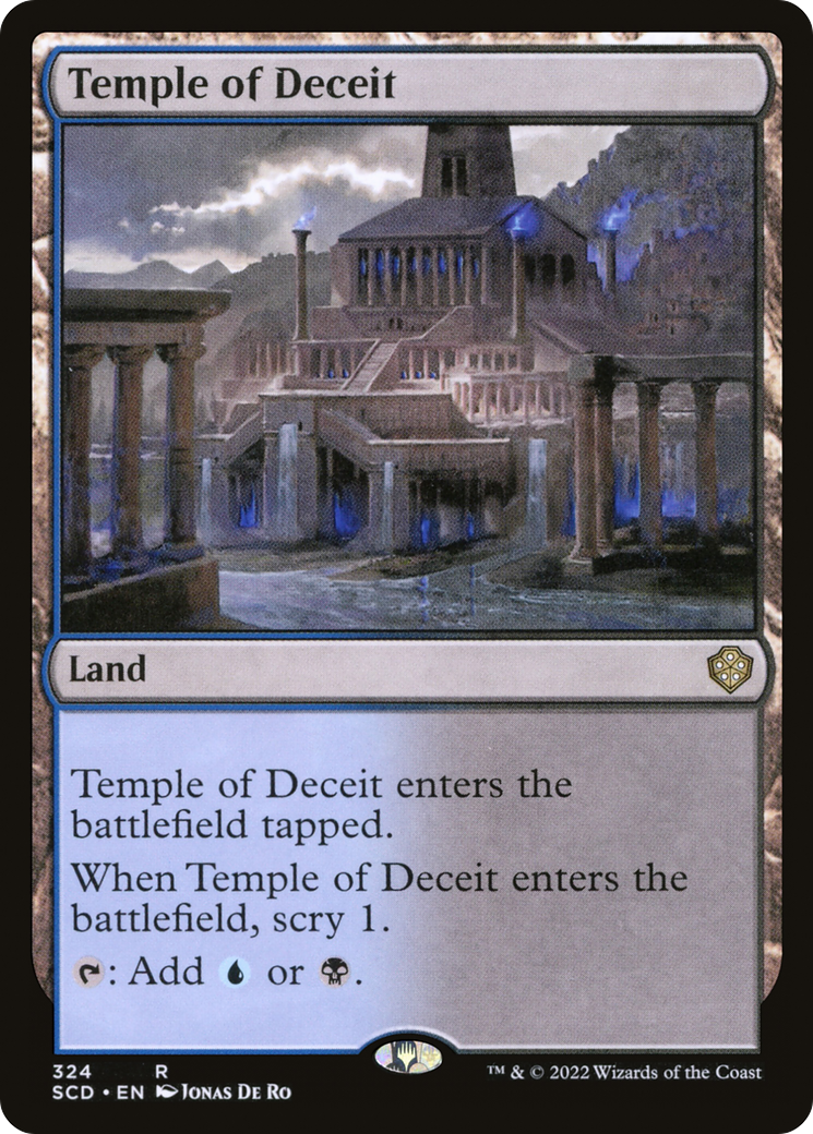 Temple of Deceit (SCD-324) [Starter Commander Decks]