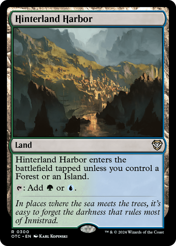Hinterland Harbor (OTC-300) [Outlaws of Thunder Junction Commander]