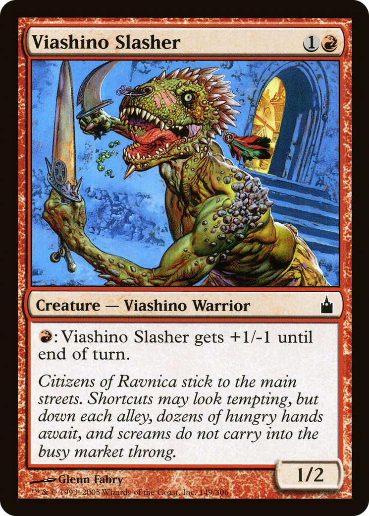 Viashino Slasher (RAV-149) [Ravnica: City of Guilds]