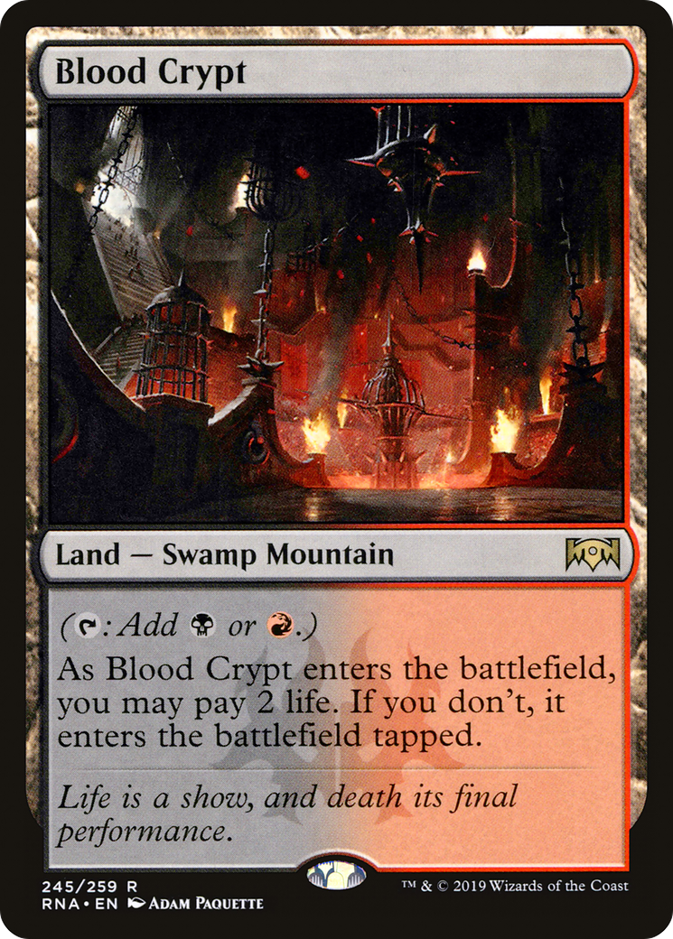 Blood Crypt (RNA-245) [Ravnica Allegiance]