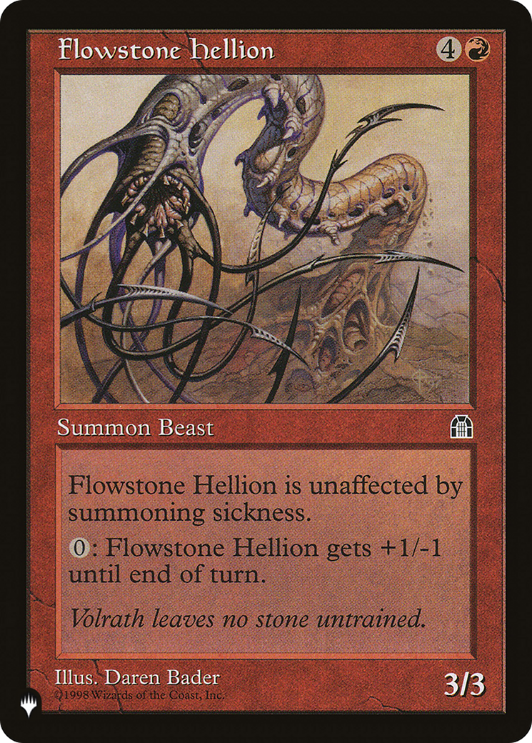 Flowstone Hellion (LIST-STH-84) [The List]