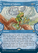 Portent of Calamity (BLB-306) [Bloomburrow]: (Showcase) (Borderless)