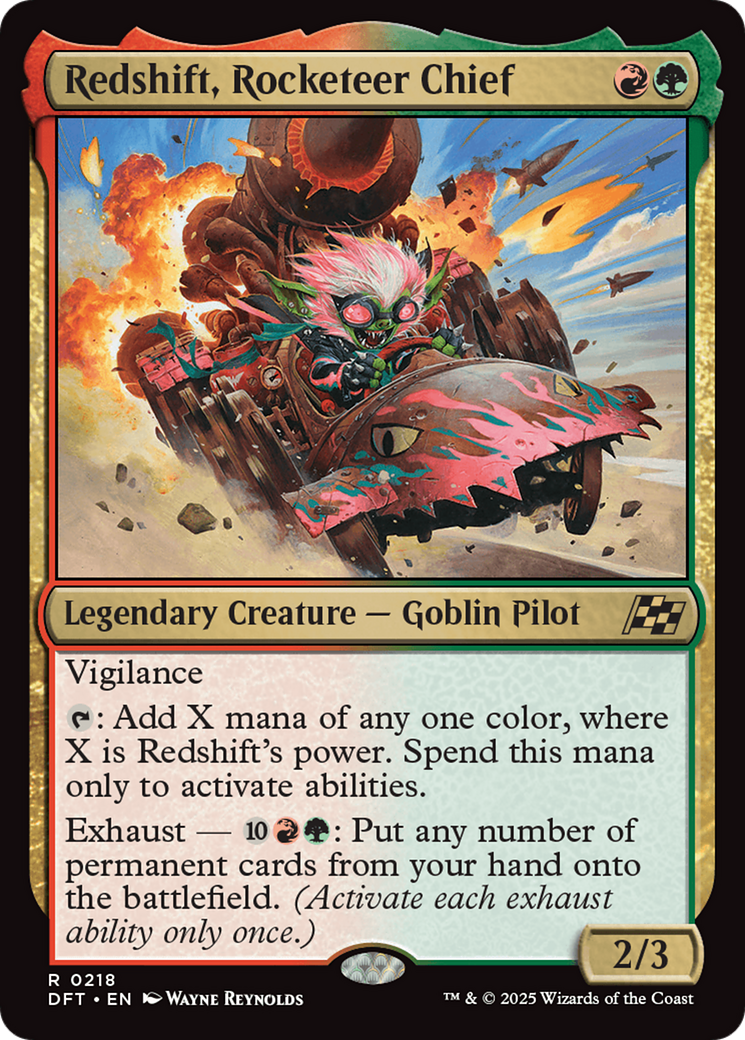 Redshift, Rocketeer Chief (DFT-218) [Aetherdrift] Foil