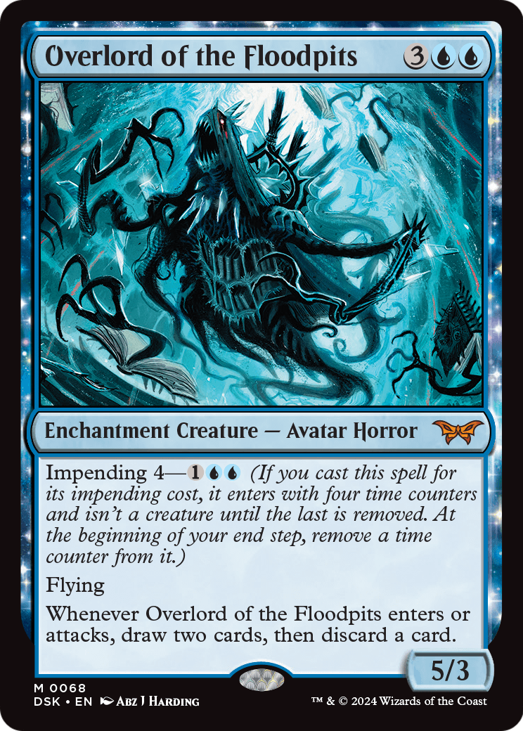 Overlord of the Floodpits (DSK-068) [Duskmourn: House of Horror]