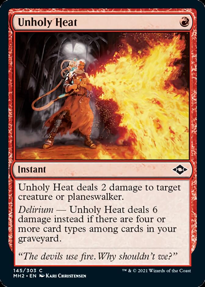 Unholy Heat (MH2-145) [Modern Horizons 2] Foil