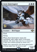 Aven Interrupter (PRE-04S) [Outlaws of Thunder Junction Promos] Foil