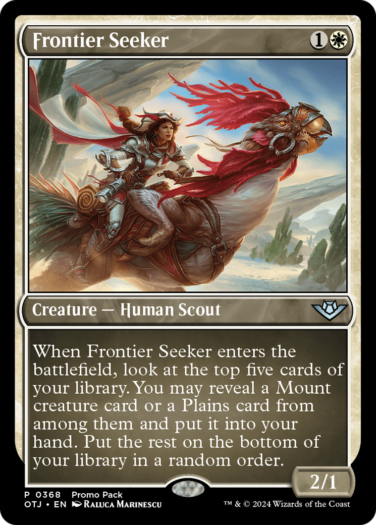 Frontier Seeker (PPOTJ-368) [Outlaws of Thunder Junction] Foil