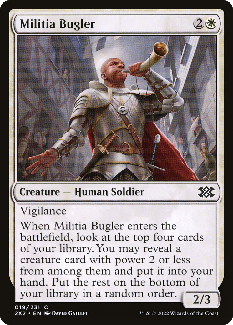 Militia Bugler (2X2-019) [Double Masters 2022]
