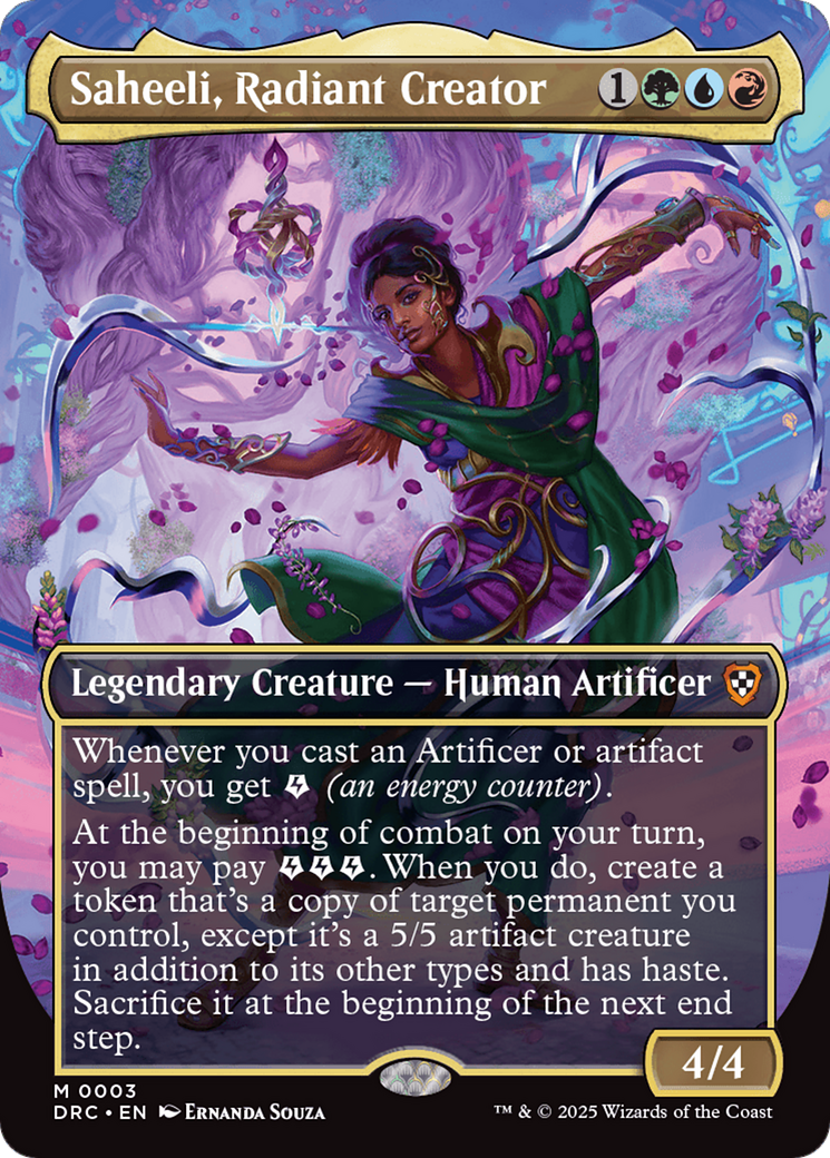 Saheeli, Radiant Creator (DRC-003) [Commander: Aetherdrift]