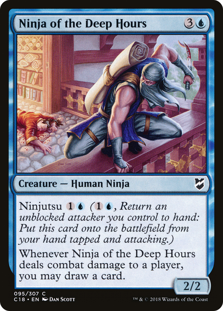 Ninja of the Deep Hours (C18-095) [Commander 2018]