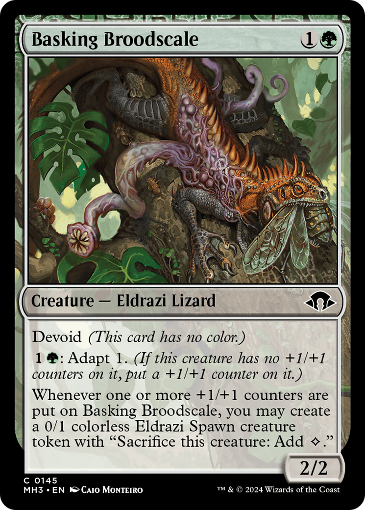 Basking Broodscale (MH3-145) [Modern Horizons 3]: (devoid) Foil