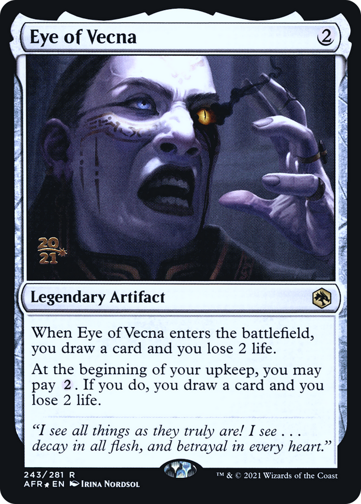 Eye of Vecna (PRE-243S) [Adventures in the Forgotten Realms Promos] Foil