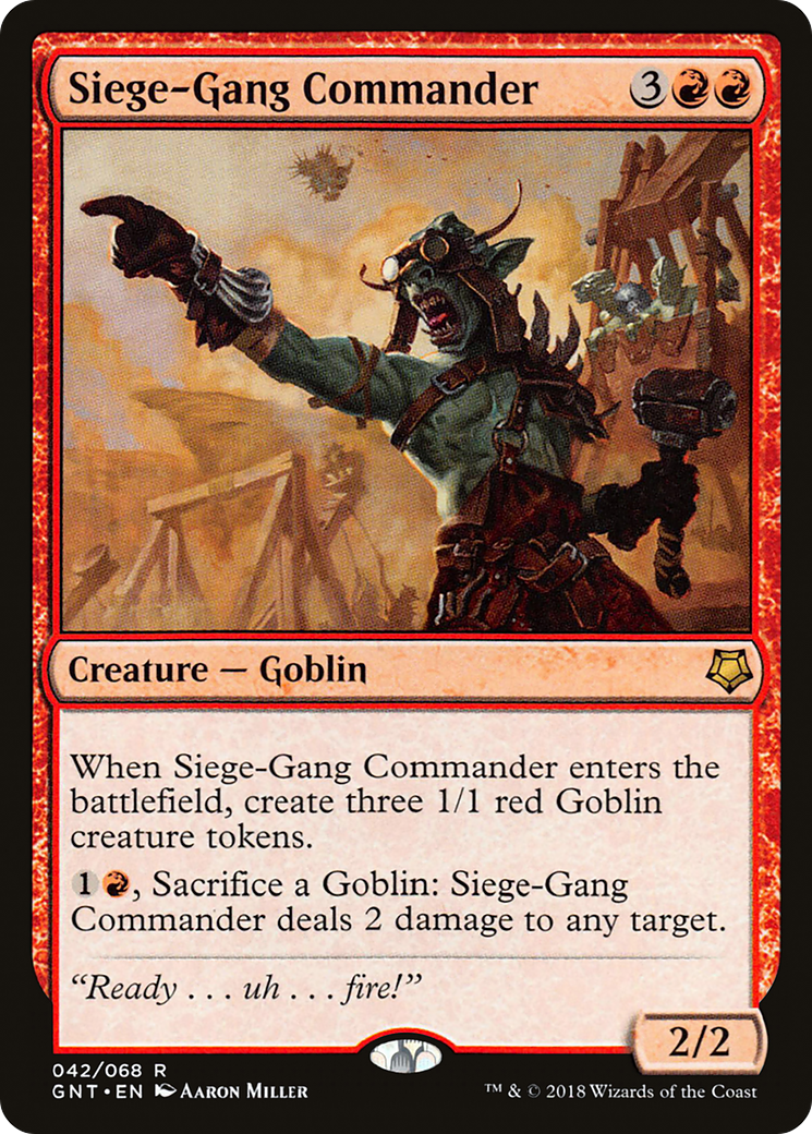 Siege-Gang Commander (GNT-042) [Game Night]