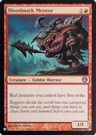 Bloodmark Mentor (83) (LIST-083) [The List Reprints]