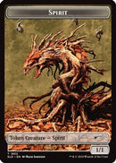 Spirit (SLD) // Shapeshifter (KHM) Double-sided Token (SLD-1852 // 8) [Secret Lair Drop Series]