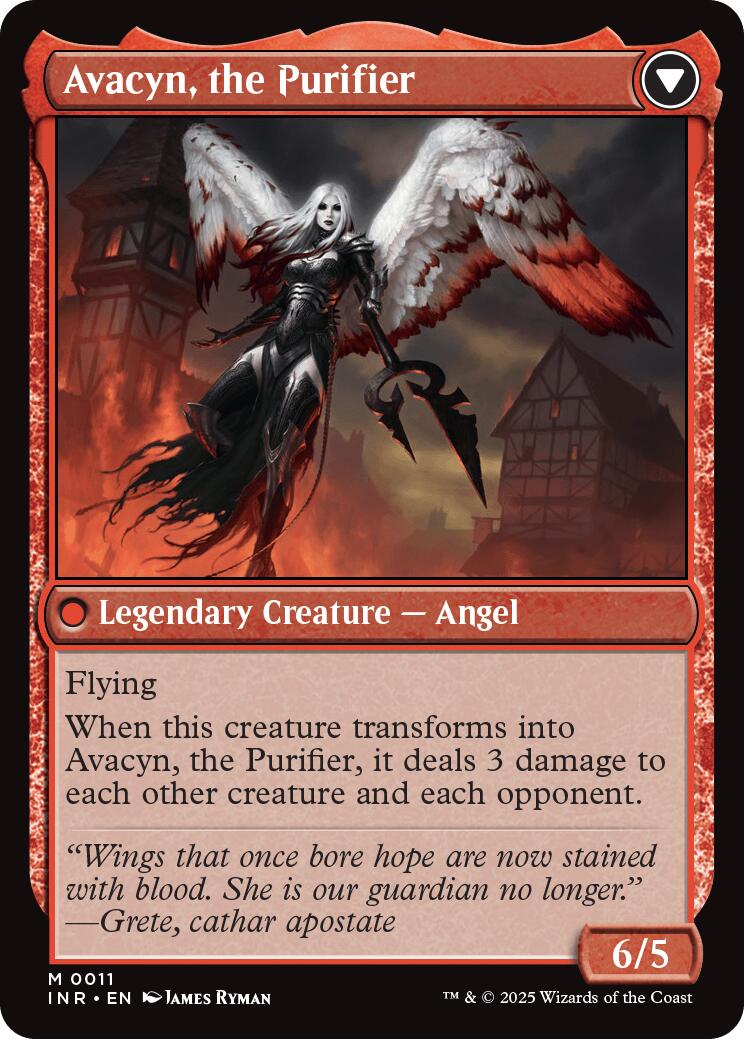 Archangel Avacyn // Avacyn, the Purifier (INR-011) [Innistrad Remastered]